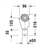 SIFON EMPOTRADO LAVABO ARCHITEC DURAVIT